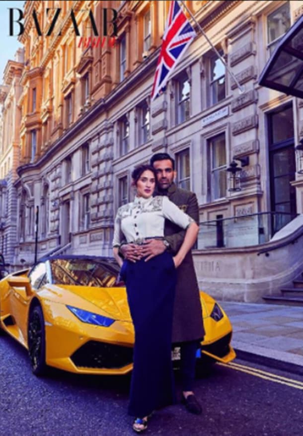 Sagarika Ghatge, Zaheer photo shoo