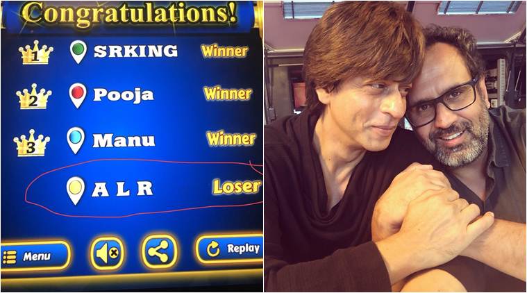 shah rukh khan on aanand l rai sets
