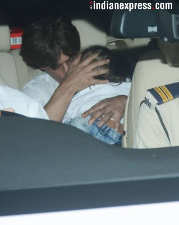 shah rukh khan at rani mukerji's daughter adira's birthday
