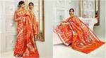 Sonam Kapoor brings back the elegance of the '70s in a traditonal Banarasi sari