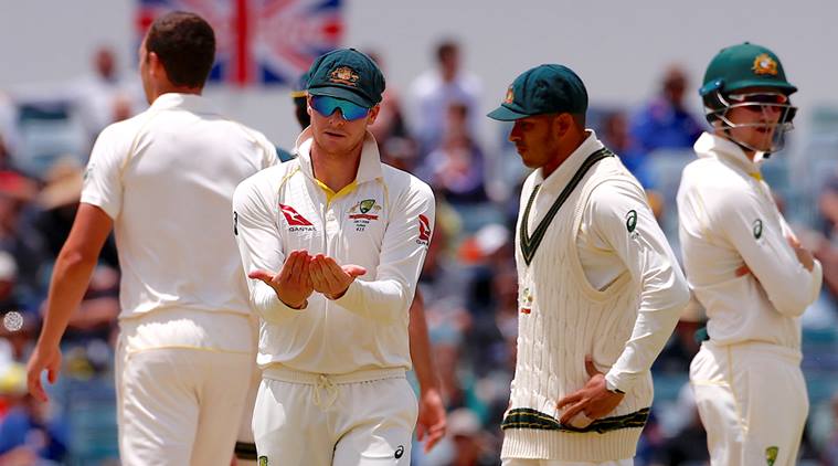 Steve Smith during the third Test against England at WACA, Perth