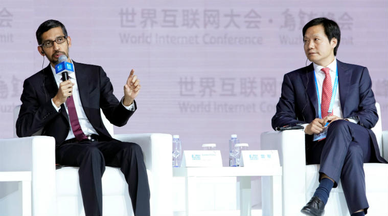 China's World Internet Conference 2017, Tim Cook, Sundar Pichai, Apple, Google, Xi Jinping, AI technology, data privacy, data security, Huawei, Cisco, Baidu, cyber security, Politburo Standing Committee, Google TensorFlow, cyber attacks   