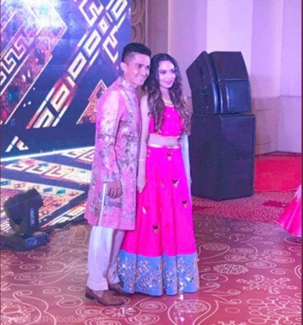 Sunil Chhetri goes traditional as he marries long-time girlfriend Sonam Bhattacharya