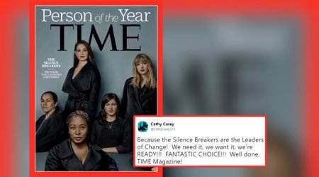 Twitterati laud Time magazine’s choice of ‘The Silence Breakers: #MeToo’ as Person of the Year 2017