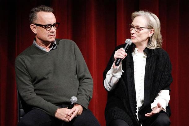 top hollywood news of the day includes meryl streep, tom hanks, ben affleck, dustin hoffman, peter jackson, matt damon