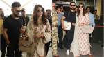 Virushka wedding reception: Virat and Anushka reach Mumbai for another gala night. See photos