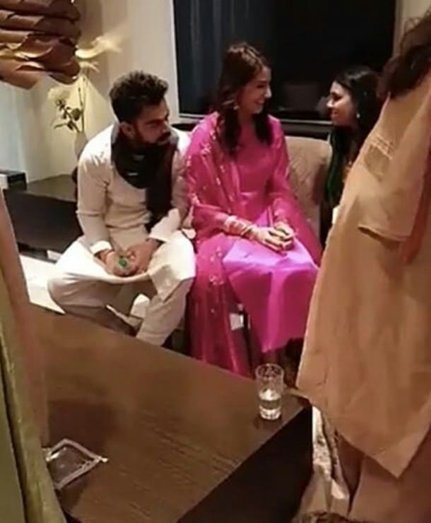 Virat Kohli with Anushka Sharma in Delhi