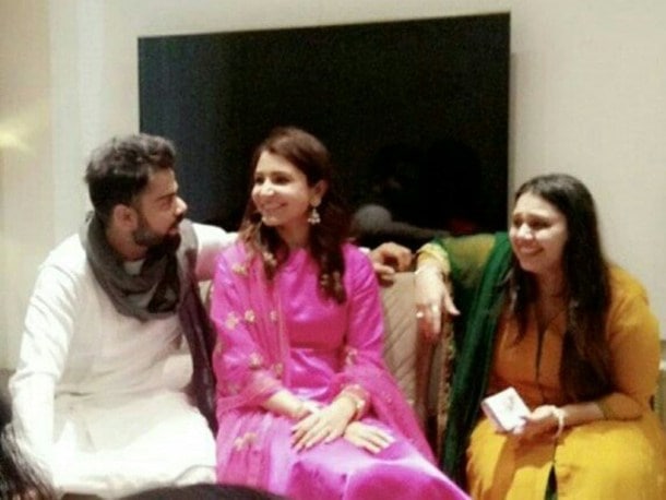 Virat Kohli with Anushka Sharma