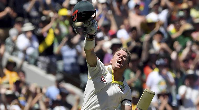 Ashes series 2017, David Warner, David Warner hundred, David Warner runs, England tour of India 2017, sports news, cricket, Indian Express