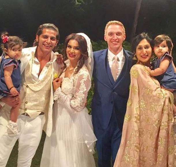 aashka goradia brent goble wedding photos