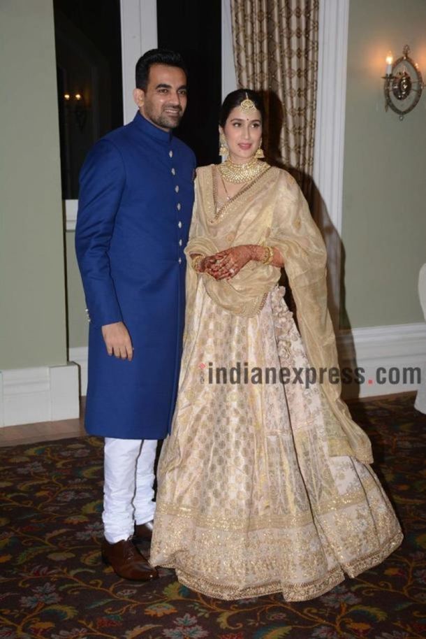 Zaheer Khan, Sagarika Ghatge, Zaheer Sagarika marriage, Zaheer Sagarika wedding, sports gallery, cricket, Indian Express