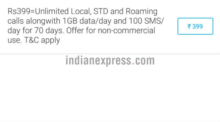 Airtel Rs 399 plan, Rs 399 prepaid plan, Airtel Rs 399 70 days validity, Airtel best prepaid plans in India, Reliance Jio Rs 398 recharge plan, Reliance Jio Happy New Year 2018 offer, Jio, Reliance Jio