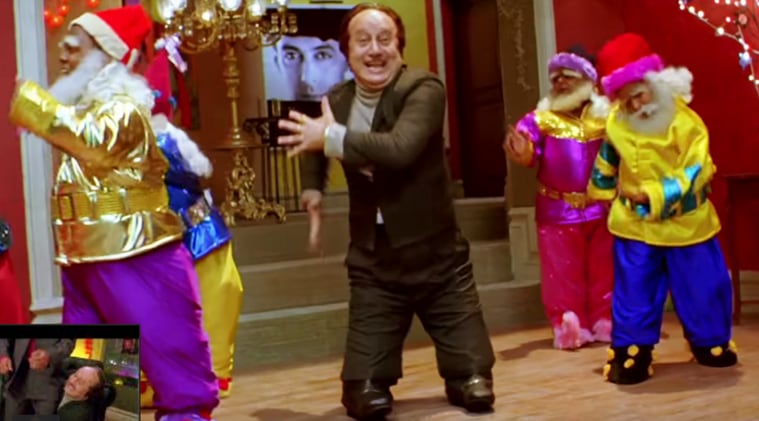 anupam kher as a dwarf in jaaneman 