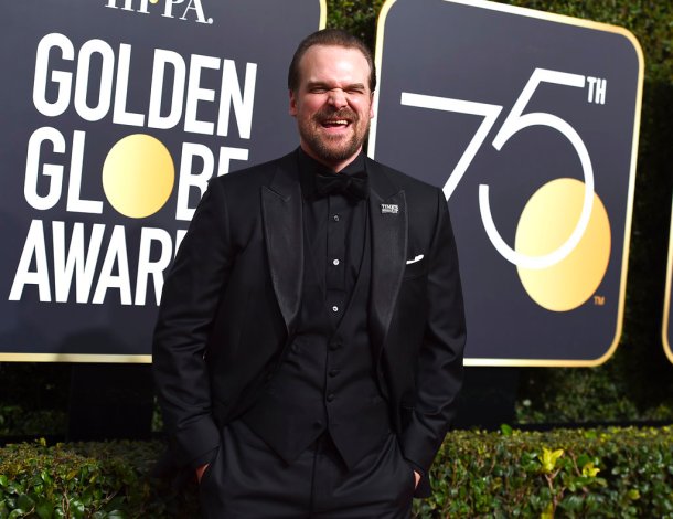 David Harbour golden globes