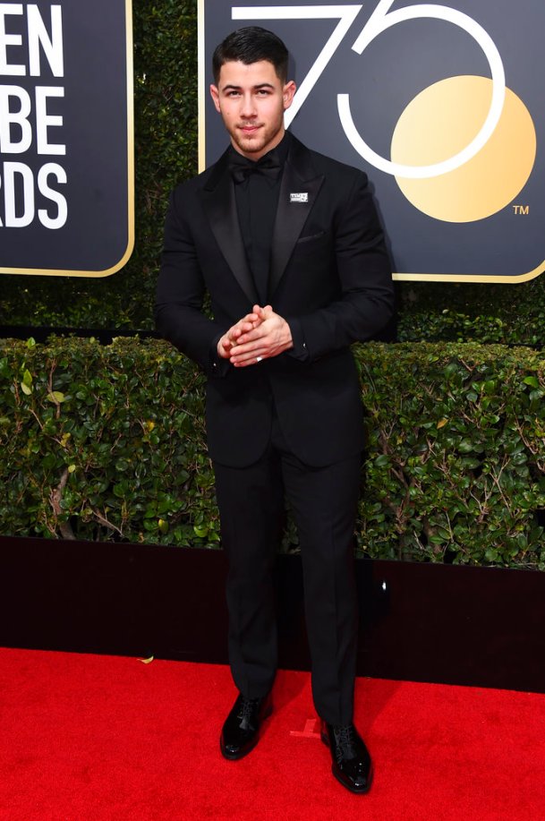 nick jonas golden globes
