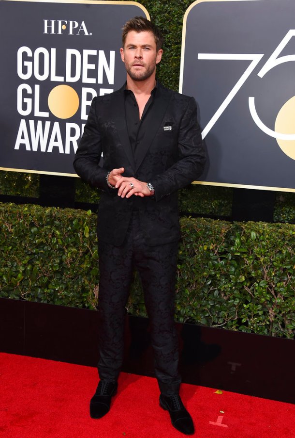 chris hemsworth golden globes