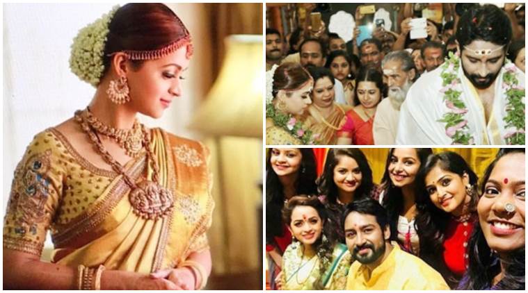 Image result for Malayalam actor Bhavana marries Kannada producer Naveen Monday Jan 22,2018