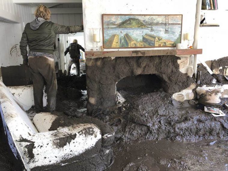 california mudslide, california rains, california photos, mudslide images, Montecito pics, santa barbara county images, us mudslide disaster, united states, climate change, america natural disaster pictures, indian express