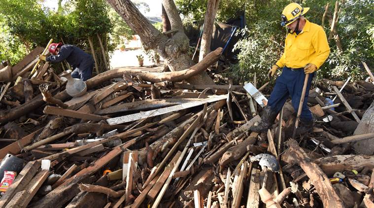 california mudslide, montecito, california rains, montecito mudslide disaster, santa barbara county, us news, indian express
