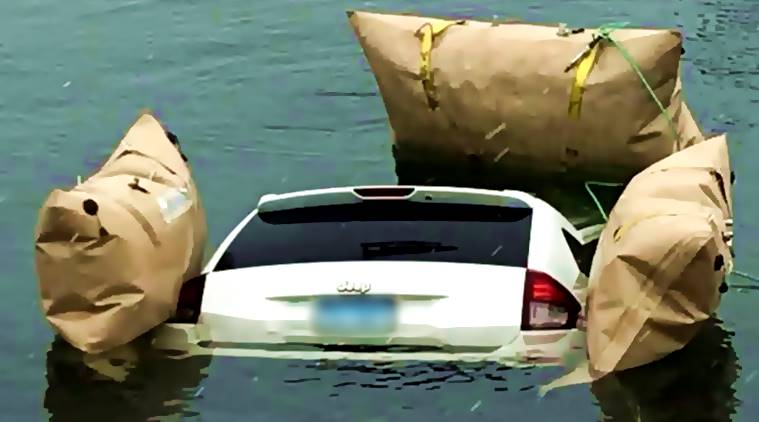 Image result for American who drove car into lake, trusting GPS!