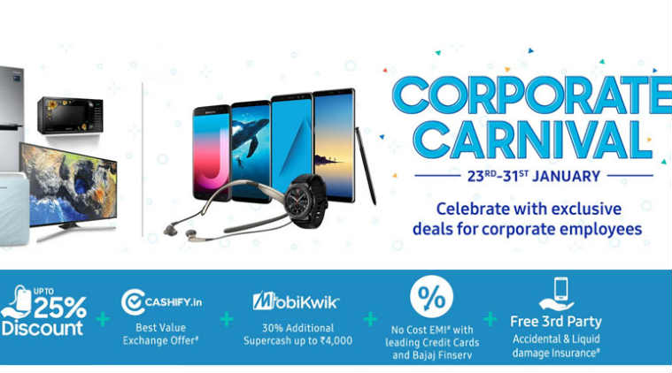 Samsung Corporate carnival, Samsung Corporate carnival program, Samsung Corporate carnival sale, Samsung Corporate carnival smartphones, Galaxy Note 8, Galaxy S8, Galaxy S8+, Galaxy A8+, Samsung smartphones, Android 