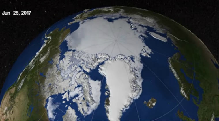 Greenland ice caps, Earth heat loss, Aarhus University, Greenland fjords, glaciers, isolated basin, seismic activity, ice caps, Earth's interior effects, water rise 