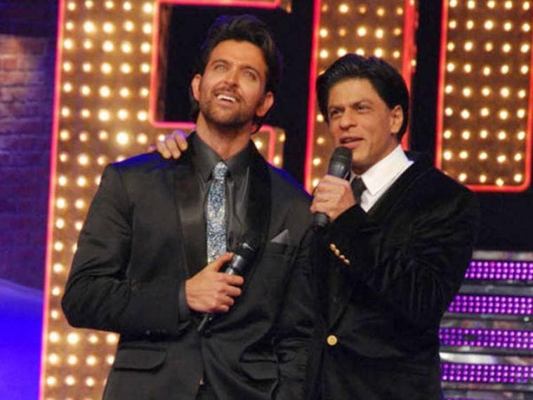 Hrithik Roshan and Shah Rukh Khan