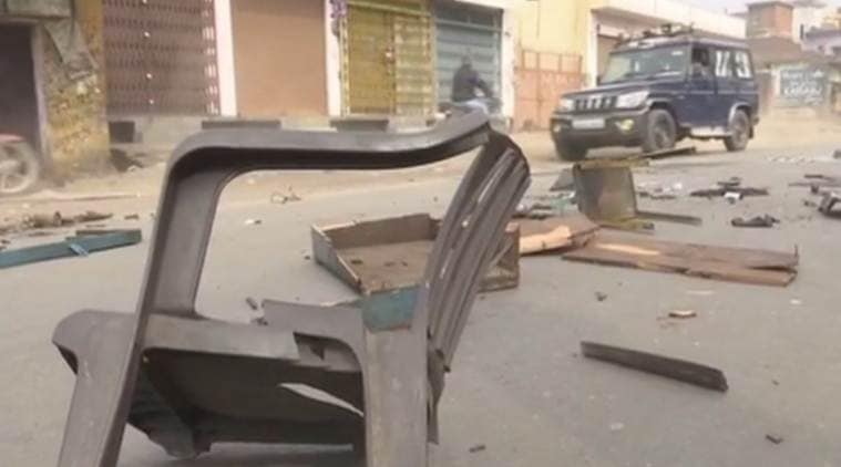 Uttar pradesh Kasganj violence: Shops torched, properties vandalised by mob; police on spot