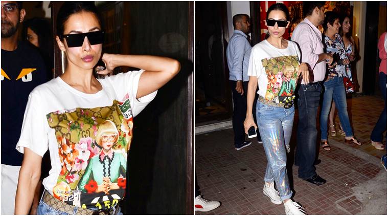 Malaika Arora, Malaika Arora fashion, Malaika Arora holographic jeans, Malaika Arora style, Malaika Arora latest photos, Malaika Arora latest news, Malaika Arora updates, Malaika Arora images, Malaika Arora pictures, celeb fashion, bollywood fashion, indian express, indian express news