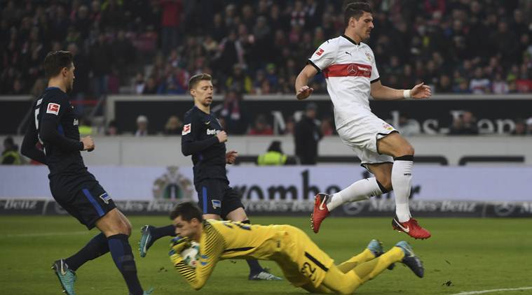 Mario Gomez, Stuttgart, Hertha Berlin, Bundesliga, Bundesliga schedule, sports news, football, Indian Express