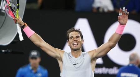 Rafa Nadal charges into second round at Australian Open