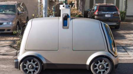 Driverless delivery robot car could arrive before self-driving vehicles
