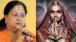 No Padmavat screening in Rajasthan, her dignity at stake: Vasundhara Raje