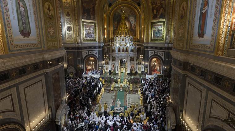 Russian Orthodox Church Patriarch Kirill, Russian church, Russian elections, Russian Vladimir Putin, Russian presidential elections, world news, indian express news