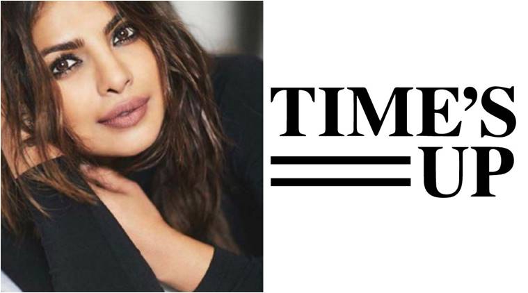 Priyanka Chopra Golden GLobes Times up