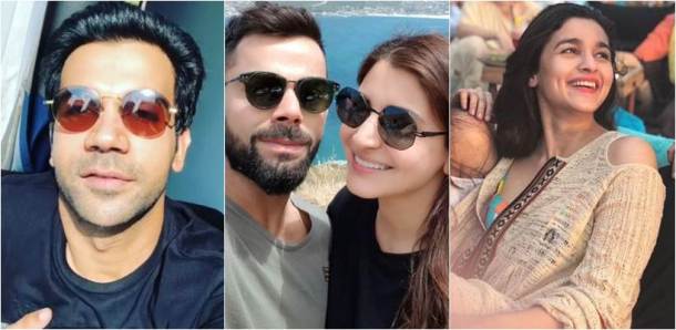 Rajkummar Rao, Anushka Sharma, Alia Bhatt, celebrate new year