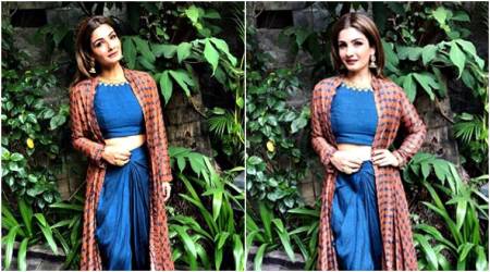 Raveena Tandon’s fusion outfit is perfect for a mehendi function; see pics
