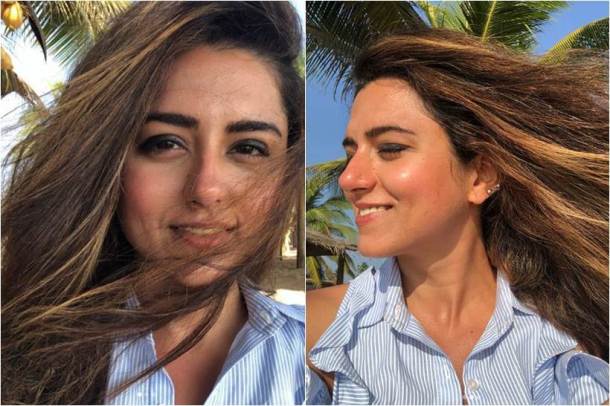 photos of ridhi dogra from new year celebrations in sri lanka