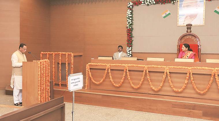 Gujarat, Gujarat ministers, Vijay Rupani. Jignesh mevani, Alpesh Thakor, Gujarat oath taking ceremony, Gujarat BJP, Gujarat congress, India news