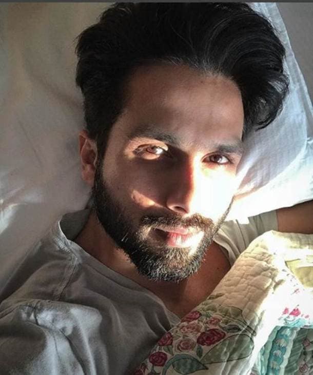 Shahid Kapoor had a lazy New Year