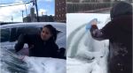 'Clueless' Texans find weird ways to scrape ice from cars, and it's hilarious!