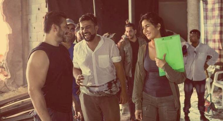 Ali Abbas Zafar with Salman Khan and Katrina Kaif