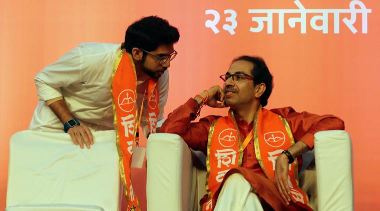 shiv sena, shiv sena questions bjp fast, indian expres, saamana, maharashtra bjp, 