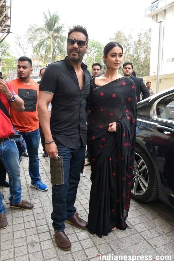 Raid trailer launch photos, ajay devgn, ileana dcruz photos, Ananya Pandey photos