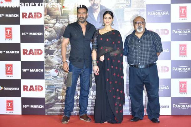 Raid trailer launch photos, ajay devgn, ileana dcruz photos, Ananya Pandey photos