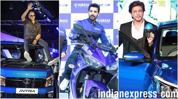 shahrukh khan, sonakshi sinha, john abraham, akshay kumar, auto expo 2018
