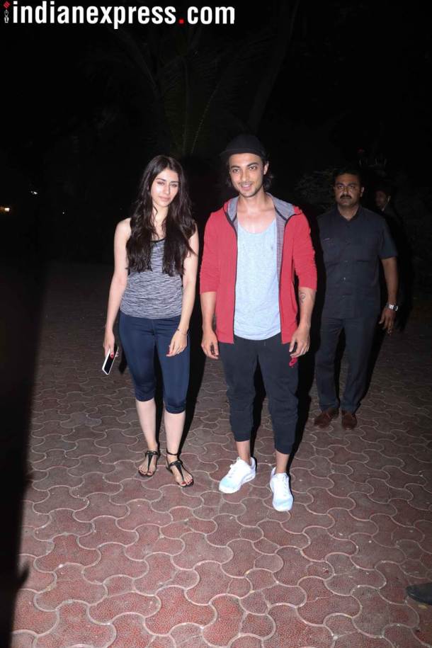 Aayush Sharma and Warina Hussain