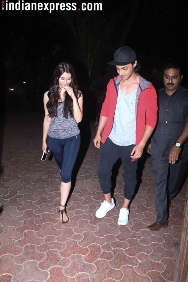 Aayush Sharma and Warina Hussain