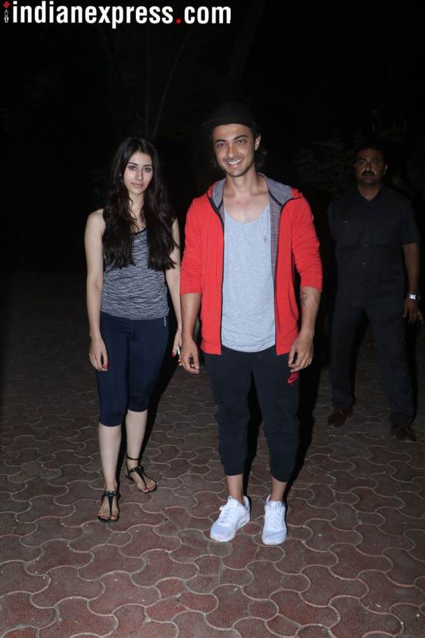 Aayush Sharma and Warina Hussain