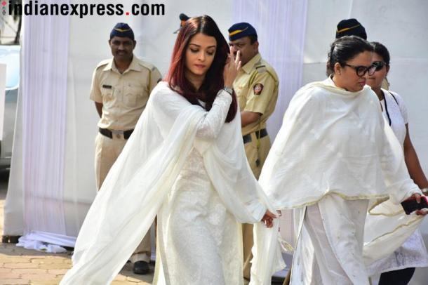 Aishwarya Rai Bachchan sridevi condolence meet